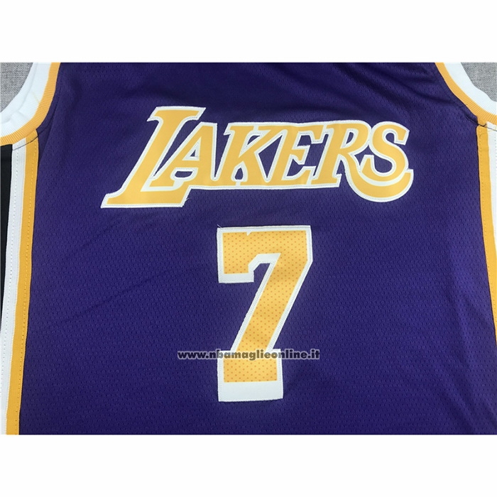Maglia Los Angeles Lakers Carmelo Anthony #7 Statement 2021 Viola